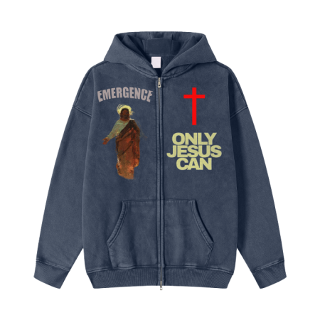Only Jesus Can - Heavyweight Zip-up