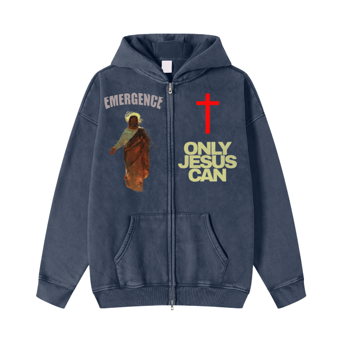 Only Jesus Can - Heavyweight Zip-up